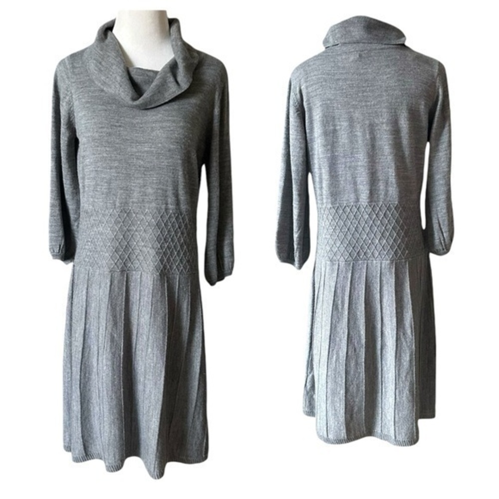 Gray Light sweater dress